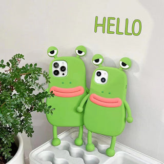 IPHONE Funny Silicone 3D Frog Phone Case For IPhone 14 13 11 12 Pro Max XS XR X 7 8 Plus SE Cartoon Cute Shockproof Bumper Cover