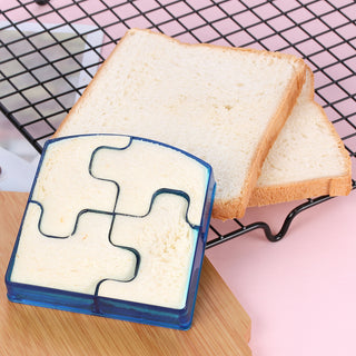 Home Creative Puzzle Graphic Sandwich Mold