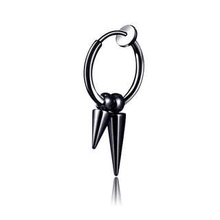 Stainless Steel Tassel Earrings Titanium Steel Single Point Stud Earrings Men