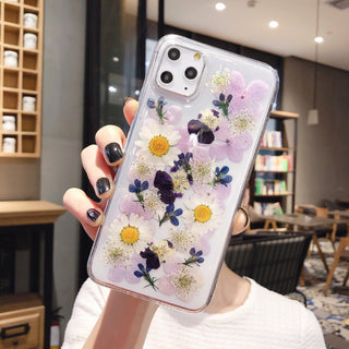 IPHONE PHONE CASES Preserved Flower Epoxy Phone Cases
