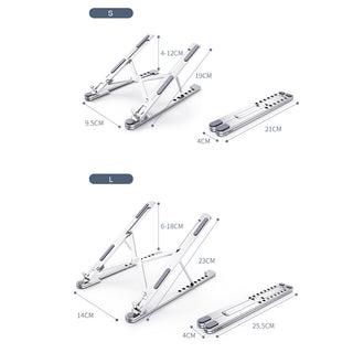 Laptop stand portable aluminum alloy
