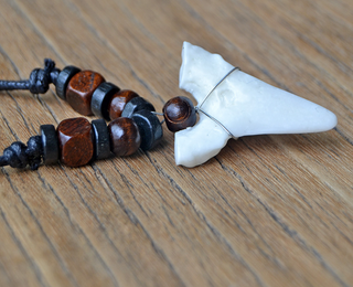 Men and Women Necklaces Imitation Shark Tooth Pendant