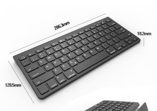 Bluetooth keyboard with stand for mobile, computer, tablet