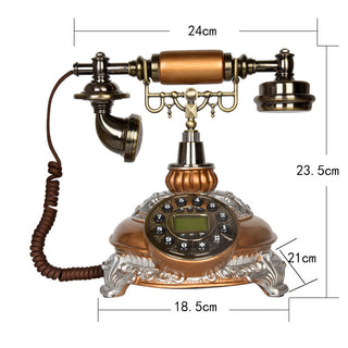 Resin Process Marble Telephone Decoration