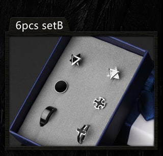 925 Silver Men''s Earrings single fashionable silver earrings