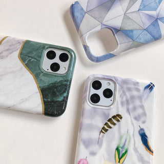 IPHONE Geometric Marble Cases