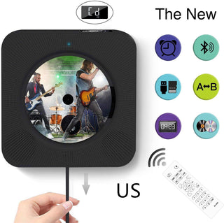 The Second Generation Wall-Mounted Cd Player Bluetooth Portable Album Cd Player Player