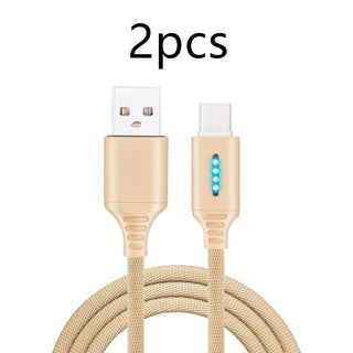 Fabric weaving fast charging line