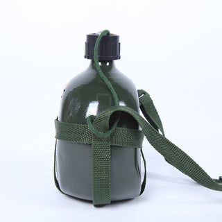 Aluminum Kettle Thickened Army Green 65 Old-Fashioned Military Training Kettle Outdoor Camping 1.5 Liters Capacity Kettle