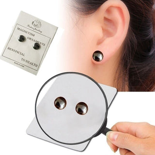 Magnetic Black Earrings For Men And Women