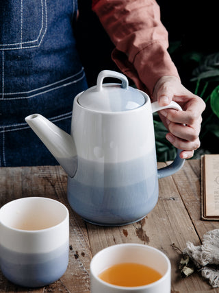 Nordic Household Cold Kettle Ceramic Large Capacity Cool Kettle Single Kettle High Temperature Resistant Cool White Kettle Large Teapot