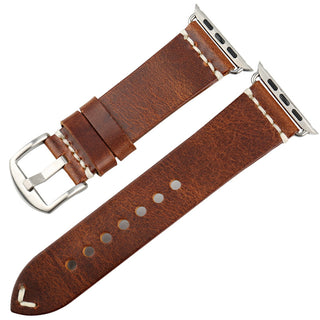 Italian Oil Wax Leather Watch Leather Strap