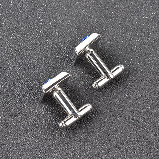 Cross-border Amazon Eaby Hot Selling European And American Fashion Men's French Shirt Personality Diamond Cufflinks Accessories
