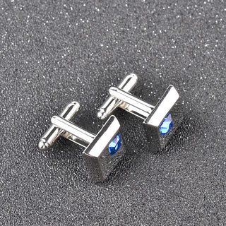 Cross-border Amazon Eaby Hot Selling European And American Fashion Men's French Shirt Personality Diamond Cufflinks Accessories