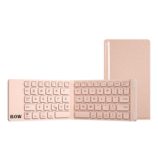New Style Folding Bluetooth Keyboard And Mouse Set Wireless Mute Portable Keyboard For Business And Travel