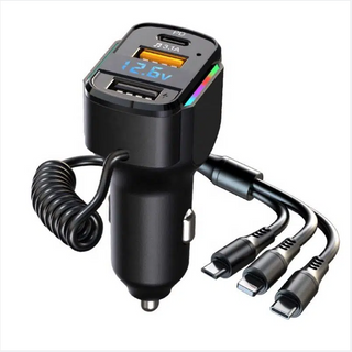 Fashion New 3-in-1 Spring Car Charger
