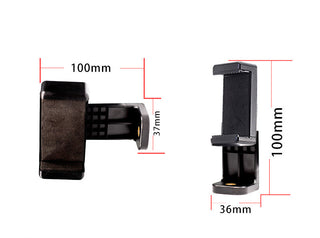 360-degree Adjustable E-clip Head Tripod