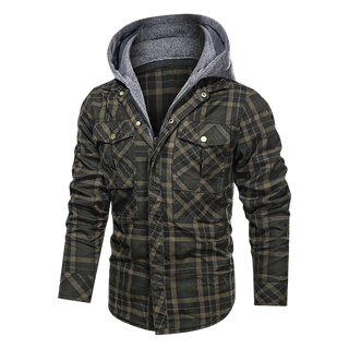 Men Warm Jacket Fleece Thick Autumn Winter Detachable Hoodies Jackets Men Slim Fit Men Clothing