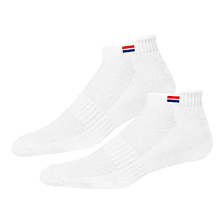 NAVYSPORT Men's Low Cut Athletic Cotton Cushion Ankle Socks with Sports Tab, Pack of 3 (Free Size)