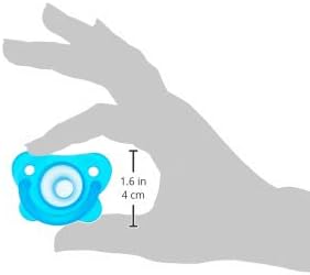 Dr Brown's HappyPaci 100% Silicone Soother, Blue, 2 Pack