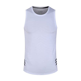 Rldym Men's Sleeveless Sports Undershirt Quick Dry Muscle Tank Tops Base Layer Vests Breathable Sport Clothing for Cycling Running Jogging Gym Vest