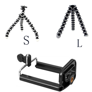 Compatible with Apple, Large Octopus Flexible Tripod Stand Gorillapod for Phone Telefon Mobile Phone Smartphone Dslr and Camera Table Desk Mini Tripod