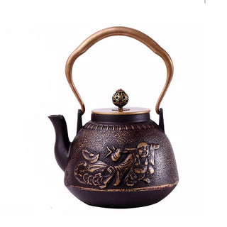 Particle Cast Iron Kettle Handmade Uncoated Kettle Kung Fu Tea Set