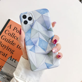 IPHONE Geometric Marble Cases