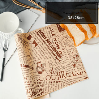 Transparent sandwich packaging bag