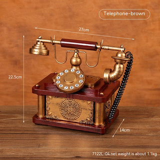 Retro Nostalgic Old-fashioned Telephone Decoration Table Decorations