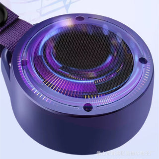Outdoor Portable Wireless Bluetooth Speaker With Colored Light Bluetooth 5.0 Waterproof Riding Small Sound