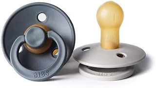 Bibs Pacifier Size 1 - Baby 0-6M (2pcs) - Ivory/Blush