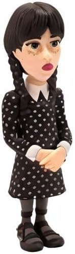 Minix Wednesday Addams With Thing Model | Collectable Wednesday And Thing Figure From The Wednesday TV Series | Bandai Minix Wednesday Toys Range | Collect Your Favourite Wednesday Figures
