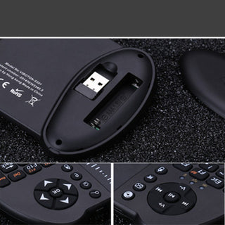 Wireless QWERTY Keyboard Air Mouse Combo