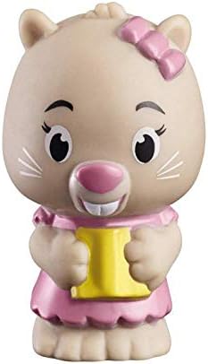 Bandai V700303 Timber Tots by Klorofil-Set of 4 Figures from The Chipchip Beaver Family-Thomas, Nina, Martin, Lisa-Early Learning pre-School Toys-Collectible figures-V700303, Chip-Chip