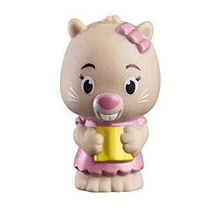 Bandai V700303 Timber Tots by Klorofil-Set of 4 Figures from The Chipchip Beaver Family-Thomas, Nina, Martin, Lisa-Early Learning pre-School Toys-Collectible figures-V700303, Chip-Chip