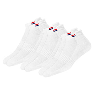 NAVYSPORT Men's Low Cut Athletic Cotton Cushion Ankle Socks with Sports Tab, Pack of 3 (Free Size)