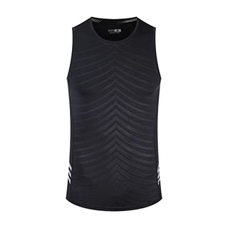 Rldym Men's Sleeveless Sports Undershirt Quick Dry Muscle Tank Tops Base Layer Vests Breathable Sport Clothing for Cycling Running Jogging Gym Vest