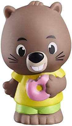 Bandai V700303 Timber Tots by Klorofil-Set of 4 Figures from The Chipchip Beaver Family-Thomas, Nina, Martin, Lisa-Early Learning pre-School Toys-Collectible figures-V700303, Chip-Chip
