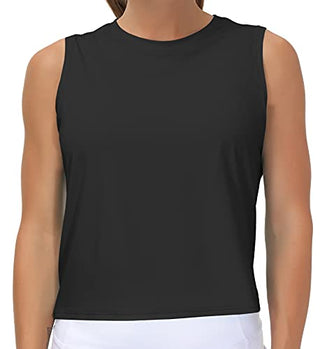 THE GYM PEOPLE Ice Silk Workout Tops for Women Quick Dry Muscle Gym Running Shirts Sleeveles