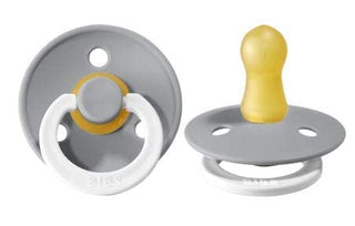 Bibs Pacifier Size 1 - Baby 0-6M (2pcs) - Ivory/Blush