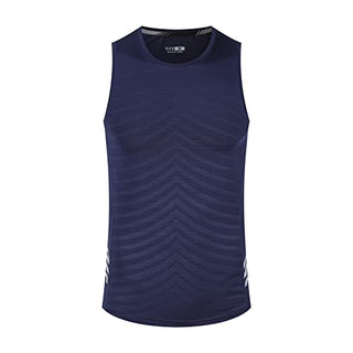 Rldym Men's Sleeveless Sports Undershirt Quick Dry Muscle Tank Tops Base Layer Vests Breathable Sport Clothing for Cycling Running Jogging Gym Vest