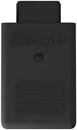 Retro-Bit Sega Genesis 2.4 Ghz Wireless Controller for Sega Genesis Original/Mini, Switch, PC, Mac - Includes Controller, 2 Receivers & Storage Case (Black)