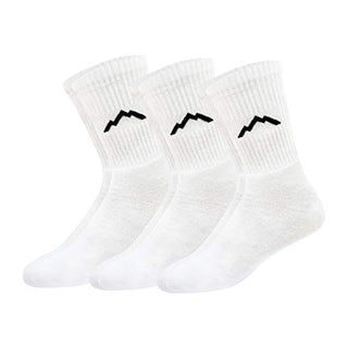 Ranger Sport Men's Heavy Duty Cotton Crew Athletic Socks, Pack of 3