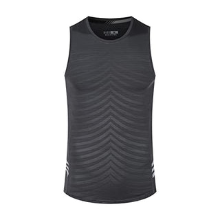 Rldym Men's Sleeveless Sports Undershirt Quick Dry Muscle Tank Tops Base Layer Vests Breathable Sport Clothing for Cycling Running Jogging Gym Vest