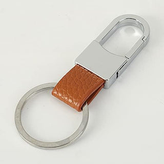 [3-Pack] Soft Leather Keychain,Car Keychain Clip,Key Ring Clip for Men and Women