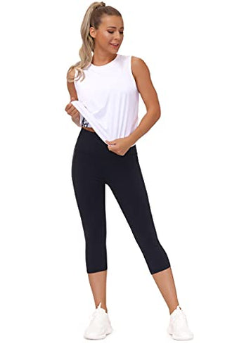 THE GYM PEOPLE Ice Silk Workout Tops for Women Quick Dry Muscle Gym Running Shirts Sleeveles