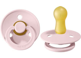 Bibs Pacifier Size 1 - Baby 0-6M (2pcs) - Ivory/Blush