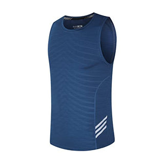 Rldym Men's Sleeveless Sports Undershirt Quick Dry Muscle Tank Tops Base Layer Vests Breathable Sport Clothing for Cycling Running Jogging Gym Vest