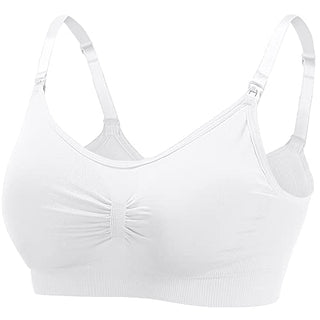 Dress Cici Nursing Bra, Full Coverage Maternity Bra, Comfortable Breastfeeding Sleep Bra 5-Pack (5 Pieces)